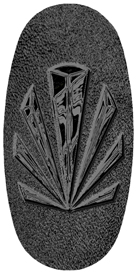 DASOV 602 BK SH BK Black Sunburst Shimmer Black Background